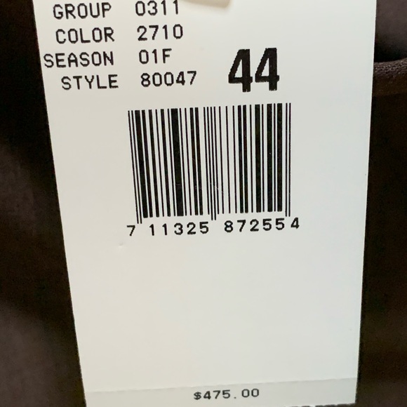 NEW Escada Brown Wide Leg Dress Pants - Picture 4 of 7